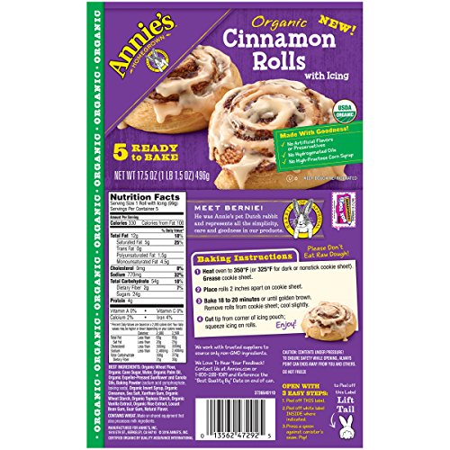 Annie's Organic Cinnamon Rolls with Icing - Image 2
