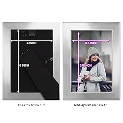 Renditions 4x6 inch Solid Wood Picture Frame, High
