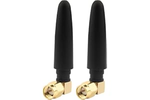 Kaunosta 315MHz Antenna 3dBi 5cm mini Right Angle SMA Male Antenna for Garage Door Openers, CC1101, DoorKing, CCU3, IoT Devic