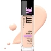 Maybelline Fit Me Dewy + Smooth Liquid Foundation Makeup, Fair Ivory, 1 Count (Packaging May Vary)
