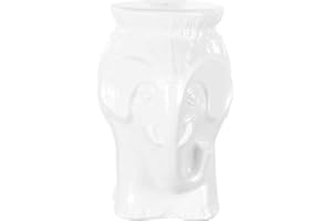 JONATHAN Y TBL1026A Orla 18.5" Modern Bohemian Elephant Ceramic Garden Stool Modern, Bohemian, Mid-Century, Classic, Traditio