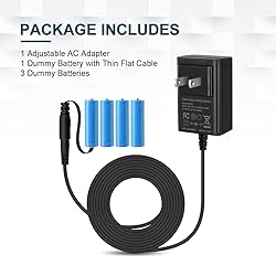 Lenink Adjustable AC Power Supply Adapter for 2 AA