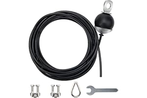 Anglekai Fitness Pulley Cable 196 Inch, Adjustable Home Gym Cable Replacement for Pulley System, Heavy Duty Fitness Rope Machine Accessories