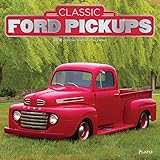 Classic Ford Pickups 2018 12 x 12 Inch Monthly Square Wall Calendar with Foil Stamped Cover by Plato by
