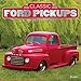 Classic Ford Pickups 2018 12 x 12 Inch Monthly Square Wall Calendar with Foil Stamped Cover by Plato by