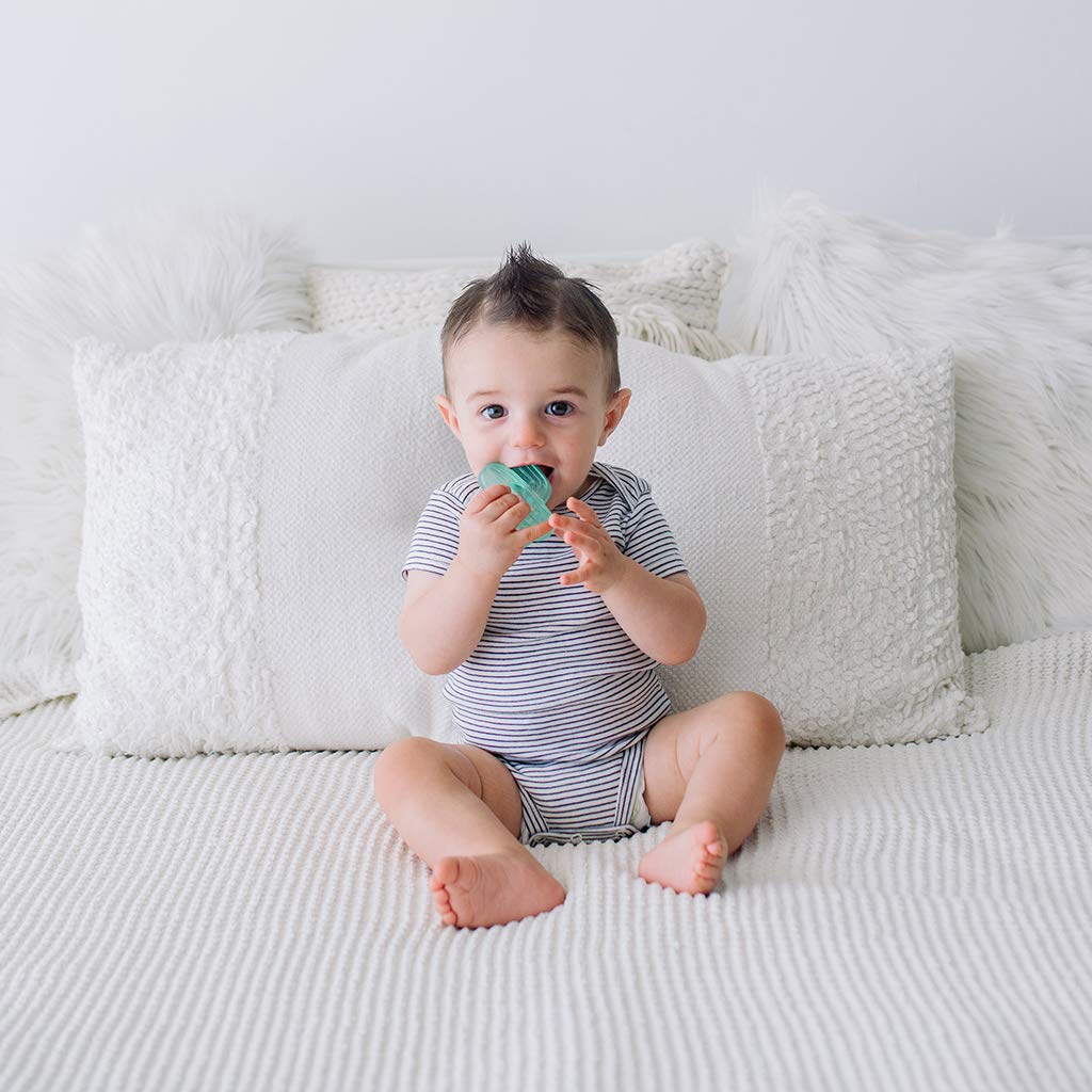 Itzy Ritzy Water-Filled Teethers; Set of 3 Coordinating Cactus Water Teethers; Cutie Coolers are Textured On Both Sides to Massage Sore Gums; Can Be Chilled in Refrigerator; Set of 3 Green Cacti : Baby