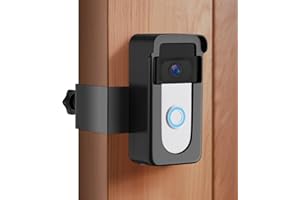 CAGUAN Anti-Theft Doorbell Camera Mount Compatible with Battery Doorbell 2nd Gen (2020/2024 Release), 1/2/3 Plus/3/4/Battery Doorbell Plus/Pro, No Drill Camera Door Mount Holder for Houses, Rentals