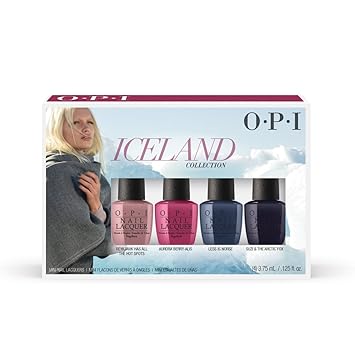 OPI Iceland Nagellack, Mini-Set, 3,75 ml, 4 Stück