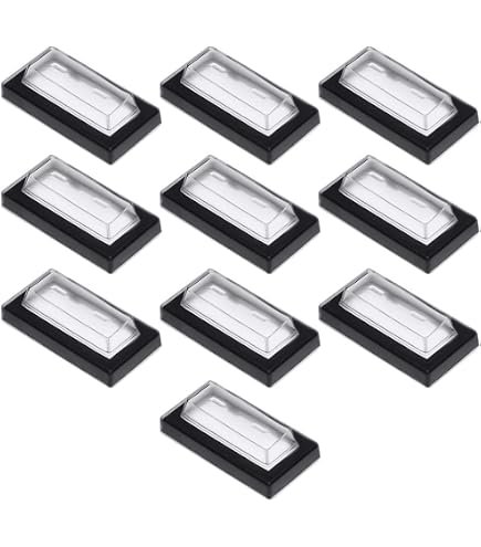 uxcell 20pcs Waterproof Case Switch Covers Caps Protector Clear
