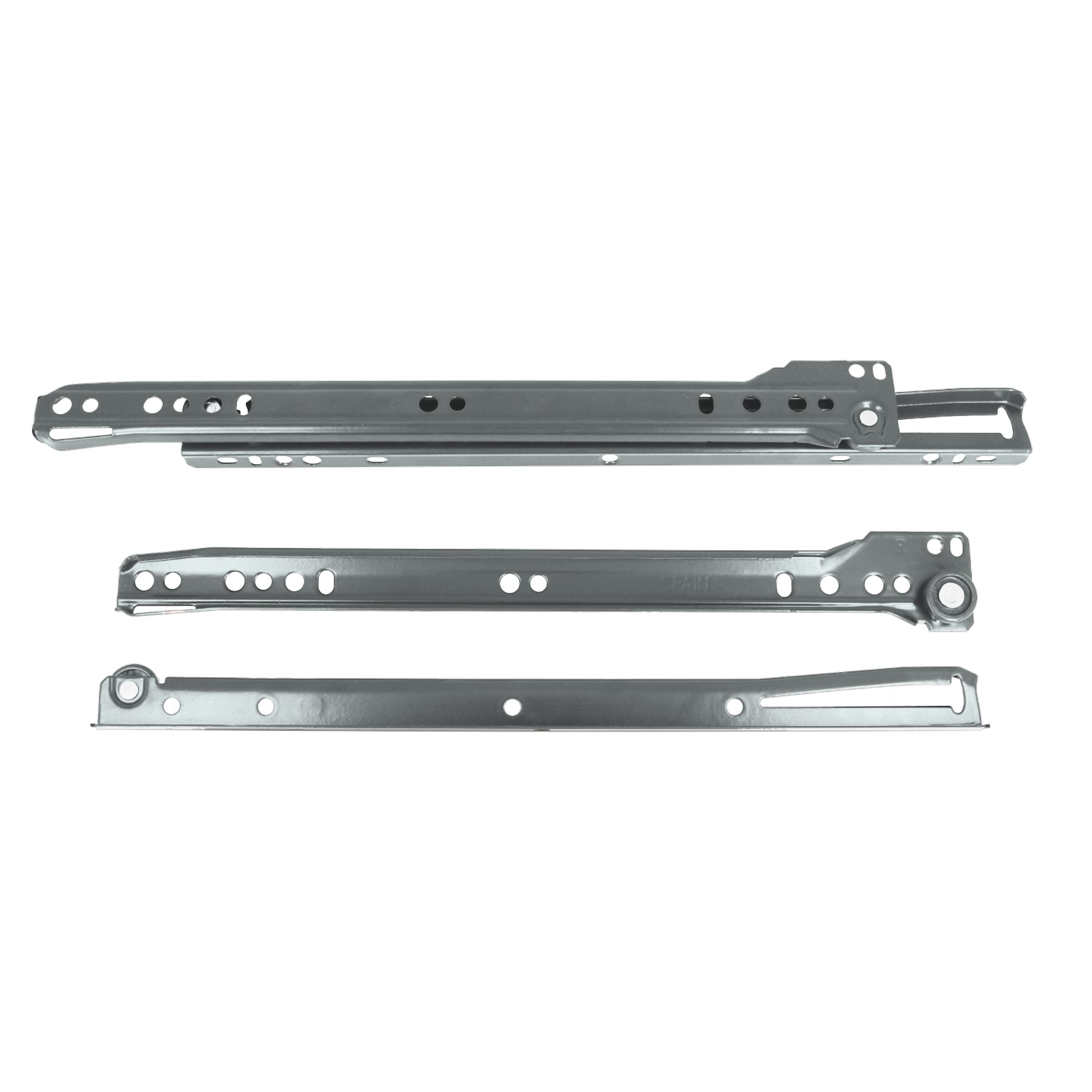 Amig 18-450 Drawer Guides Metallic Grey