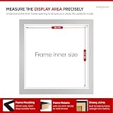 Alison Kingsgate Sleek 35x35cm Picture Frame Engineered Wood Silver view 3
