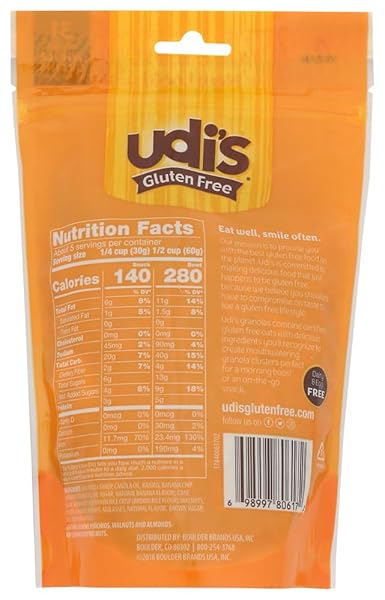 UDI’S GLUTEN FREE CRANBERRY GRANOLA, 11 OZ