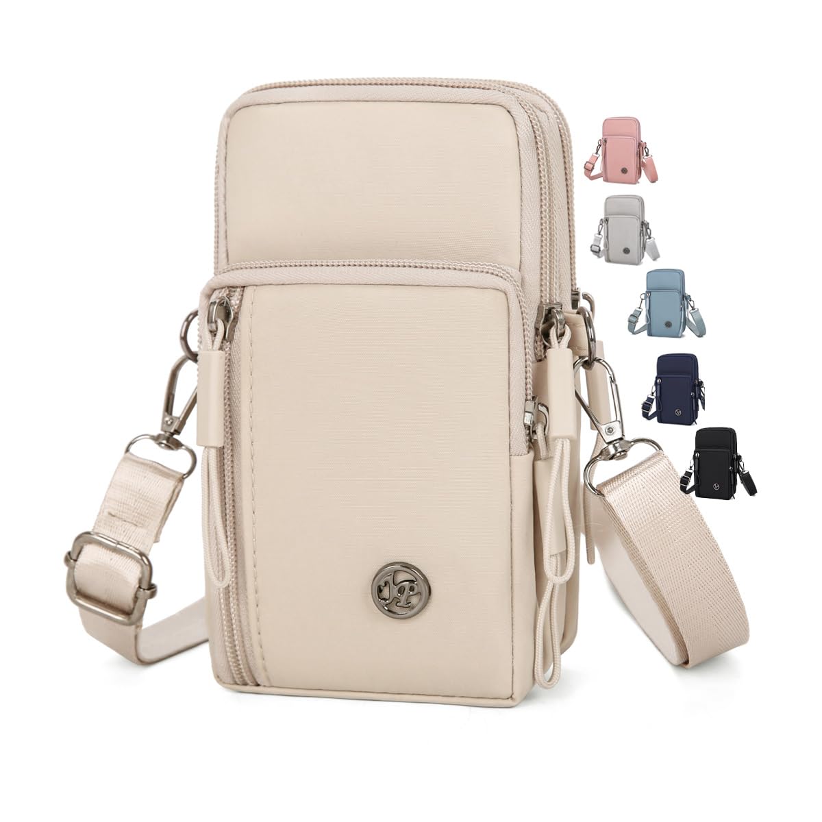 Photo 1 of Small Crossbody Bags for Women, Mini Cell Phone Arm Bag Wallet Purses for Women and Men (Apricot)