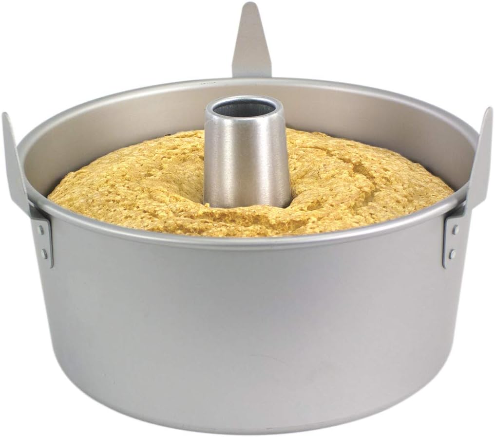 PME - Angel Cake Pan (9 x 4"), Aluminium, Silver, 22.9 x 10.2 cm