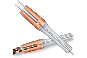 SHEGLAM Curling Iron Automatic Gift for Woman (Gold, 1 inch)