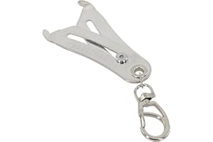 Portable Thread Gauge for Nut and Bolt Thread Size Verification – Aluminum Alloy & Hardened Stainless Steel Tool with Keychai