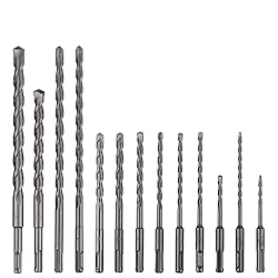 FF ERA Rotary Hammer Drill Bits Set, 17 Pcs SDS