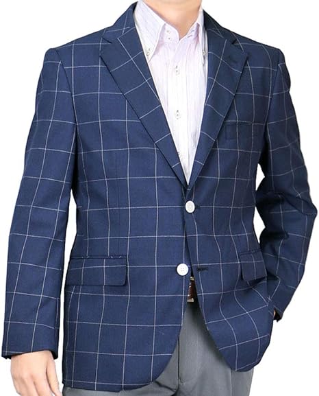 Amazon United Gold ジャケット メンズ サマージャケット 涼しい クールビズ 春夏秋 ジャケパン ウィンドウペン 格子柄 ゴルフ 旅行 2103 コート ジャケット 通販