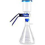 American Fristaden Lab Vacuum Filtration Distillation Apparatus, 500mL Filtering Flask, 300mL Graduated Funnel with 1 Year Wa