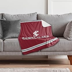 Santa Clara University Primary Logo Stripes Sherpa
