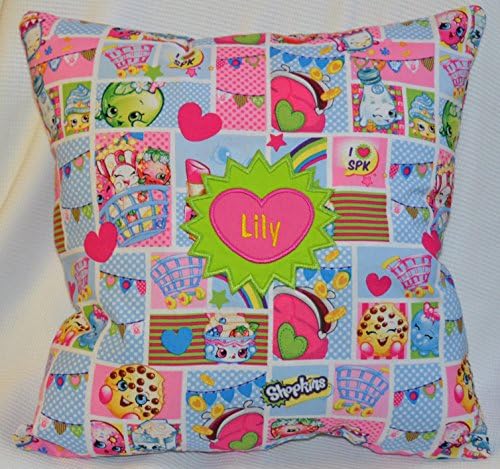 Shopkins Fabric Personalized Pillow