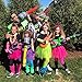 Novelty Place 12Pcs Inflatable Guitar for Kids - 35In Blow Up Electric Guitars Assorted Colors, Waterproof Inflatable Rock Star Guitar Toy for 80s 90s Musical Concert Themed Party Favor