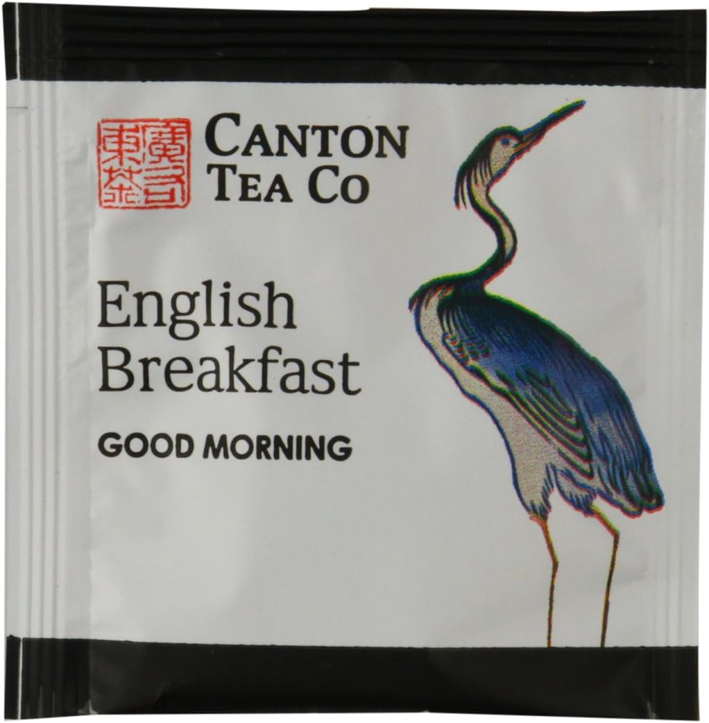 Canton Tea Wrapped Pyramids English Breakfast 50 Teabags
