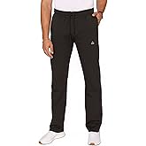 SCR Tall Mens Sweatpants - Cotton Athletic Pants - Men's Joggers with Zipper Pockets - Long Open Bottom Sweat Pants for Men