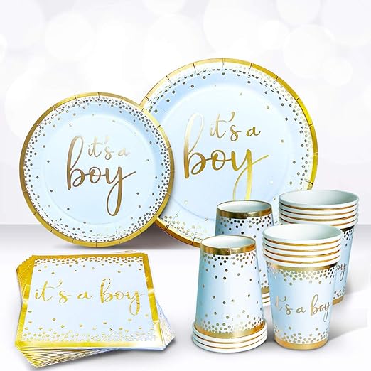 baby shower plates