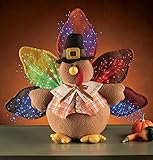 Fiber Optic Lighted Plush Turkey