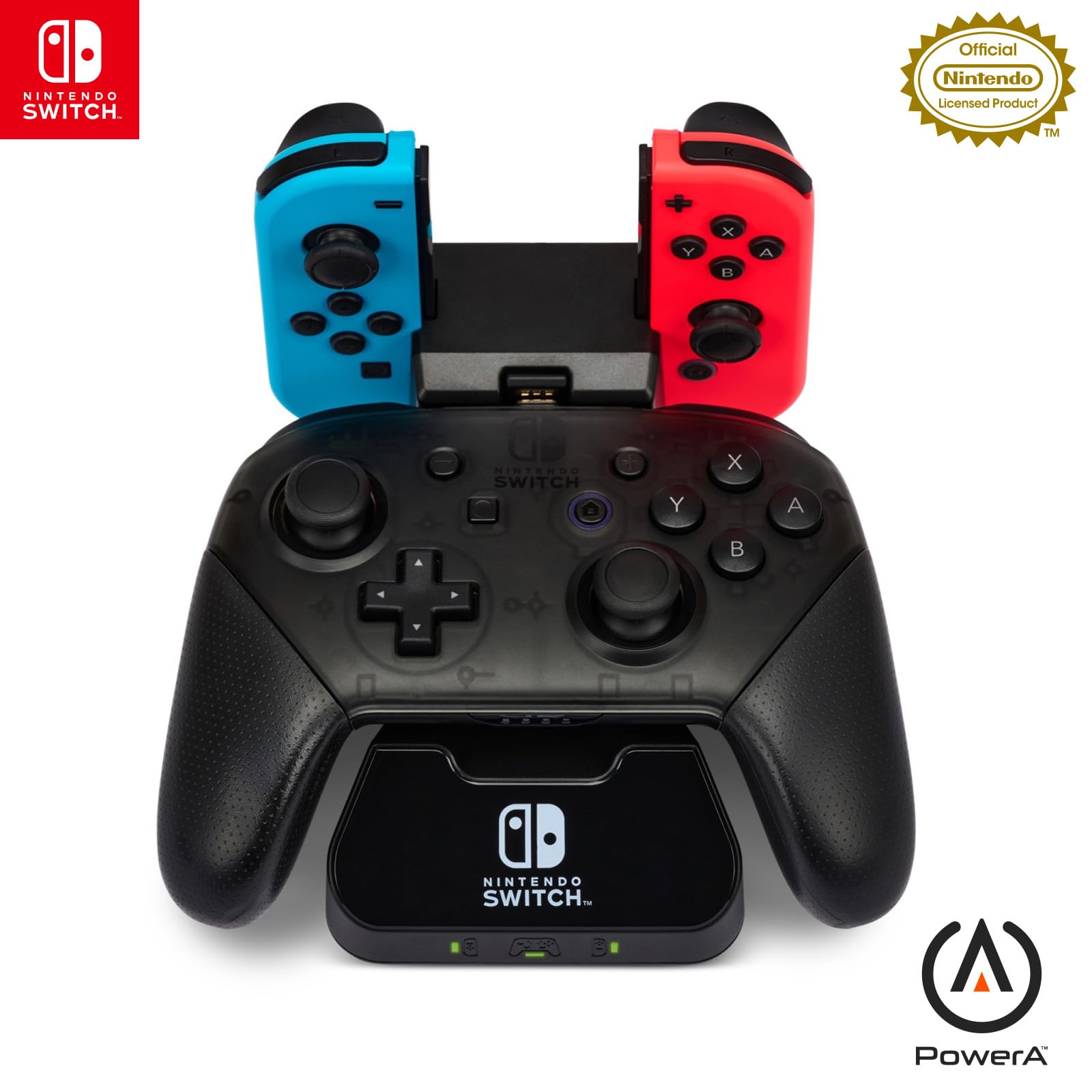 PowerA コントローラー・チャージングベース for Nintendo Switch ブラック パワーエーの商品画像