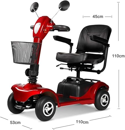Amazon Co Jp 電動シニアカート 電動車椅子 折りたたみ式および軽量の電動車椅子 リチウムイオン電池 電動車椅子 電動車いす 介護 福祉 敬老 お年寄り 老人 乗り物 贈り物 プレゼント スクーター Red スポーツ アウトドア