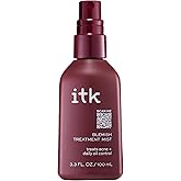 ITK Skincare 2% Salicylic Acid Spray for Face & Body Acne - Blemish-Fighting Treatment for Body Acne, Bacne, Blackheads, Pimples & Blemishes - BHA Blemish Facial Mist Post Workout - 3.3oz Spray Bottle