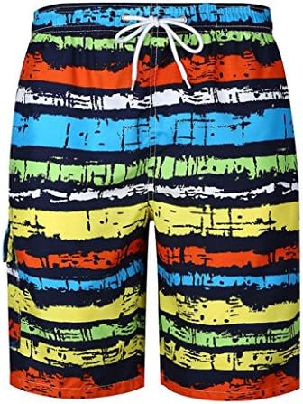 Men's Swim Trunks With Pockets Bathing Suit Board Swim Shorts Beach Work Pants Short Trouser [8 Types] (M, Type8)