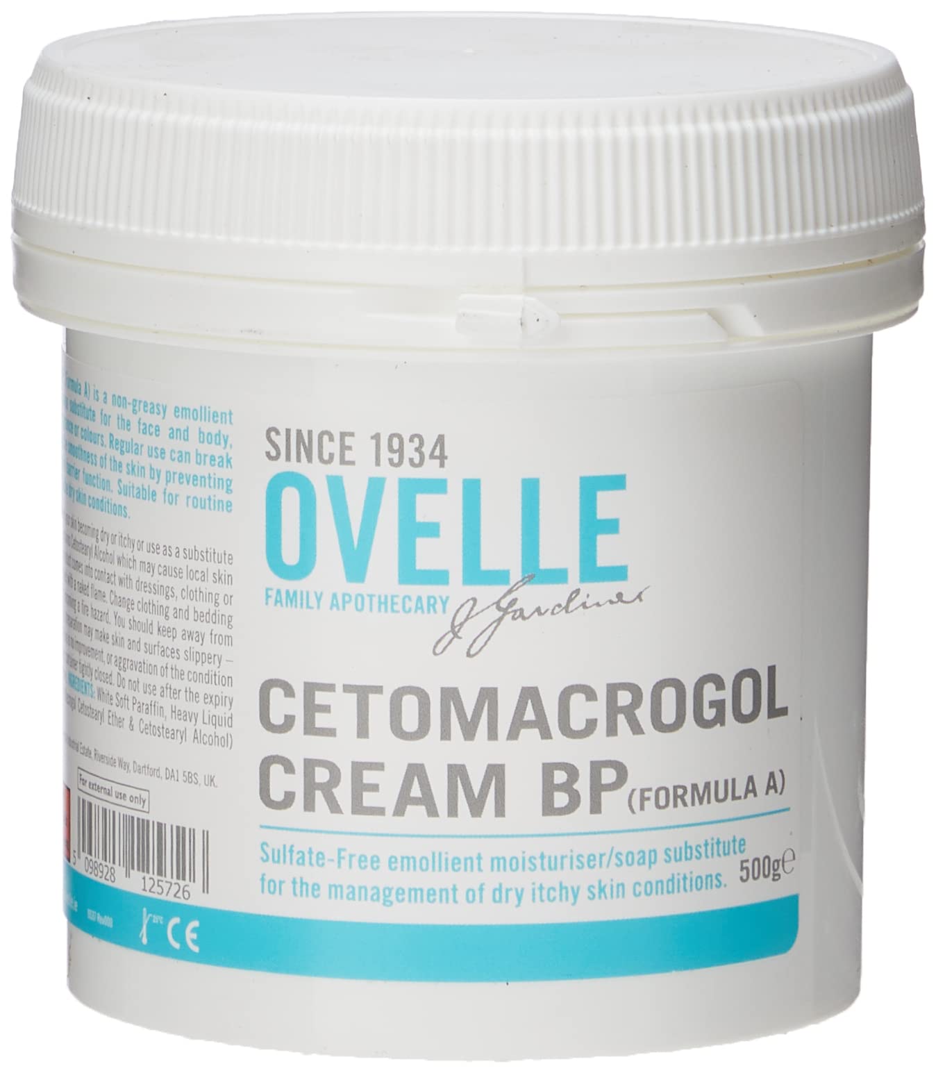 Ovelle Cetomacrogol Cream BP (Formula A)