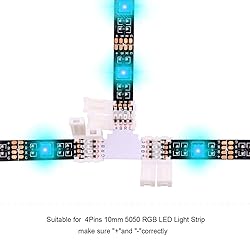 iCreating 5050 4Pin LED Strip Connector Kit 10mm