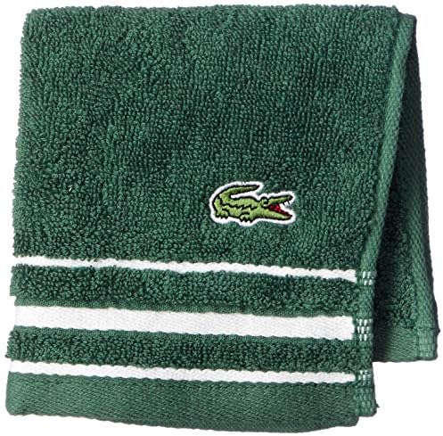 ラコステ Towel 公式 ミニマルボーダーハンカチタオル メンズ