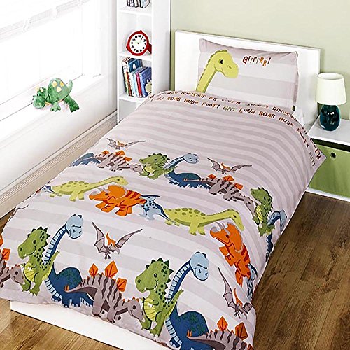 dinosaur single bed cover