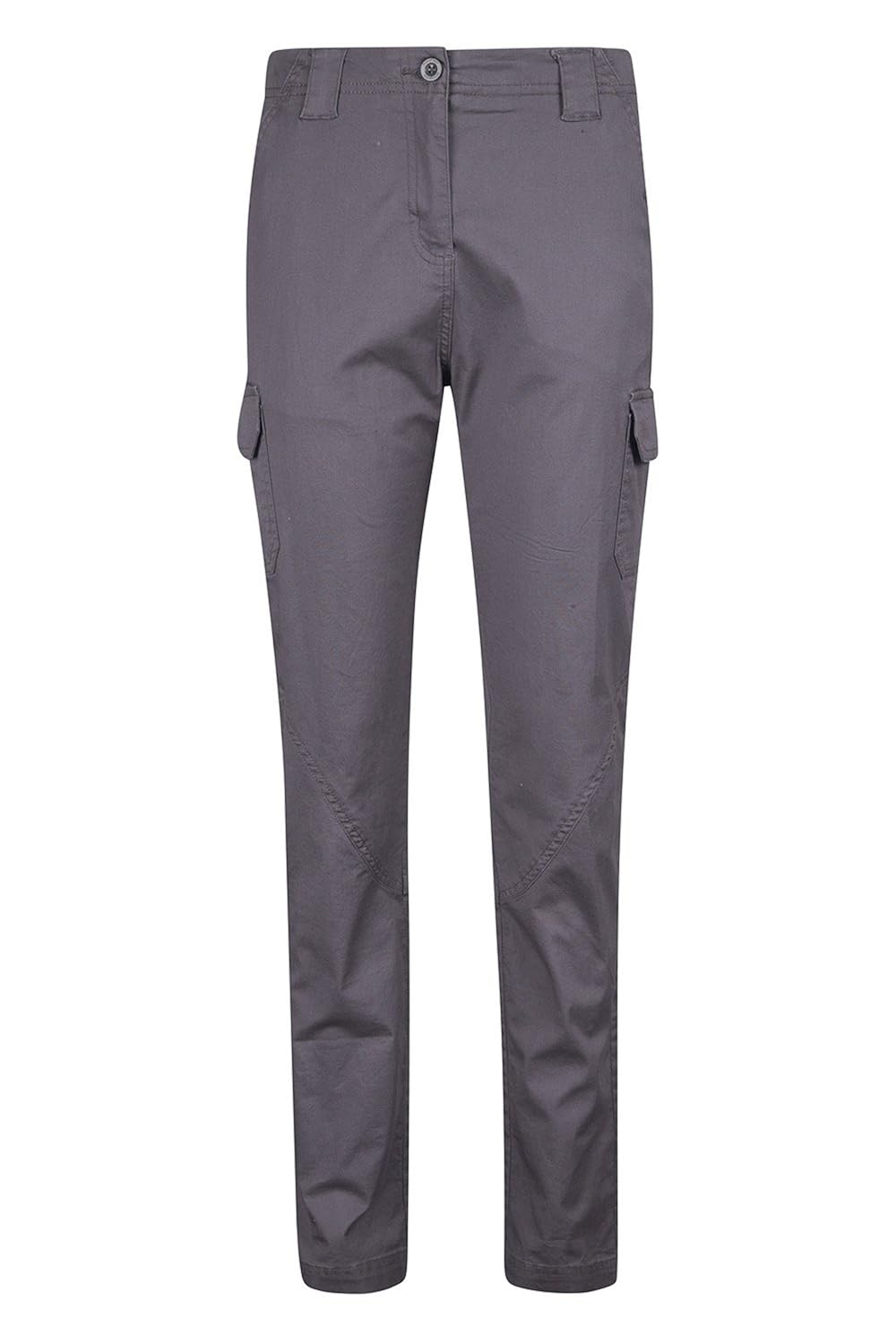 Mountain Warehouse Cargo Slim Womens Stretch Trousers Dark Grey 6