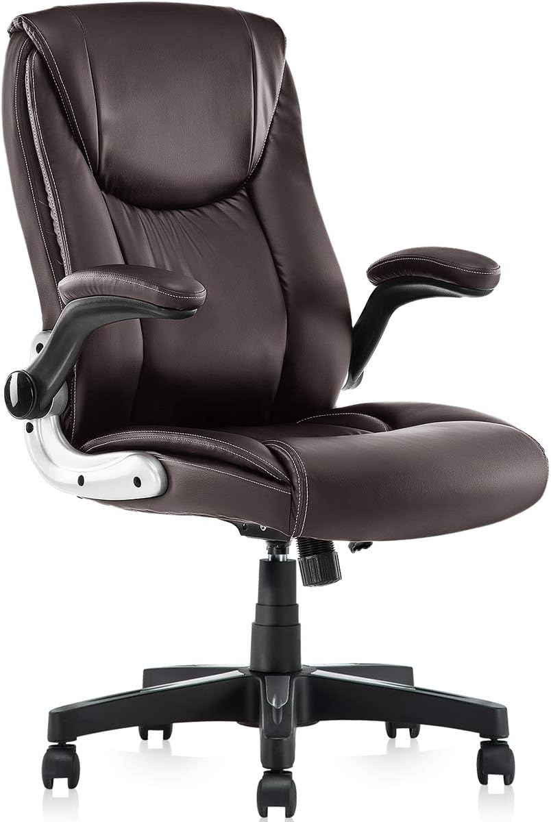Office Chair Executive Computer Desk Chair PU Leather
