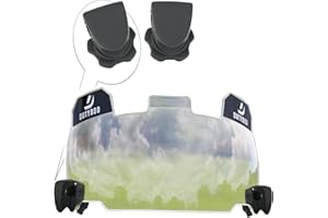 DUTYBOD Football Visor, Clear Football Helmet Visor, Football Shield, Fits Youth and Adult Football Helmets
