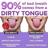HouChanges Stainless Steel Tongue Scraper U Shape for Fresh Breath view 2