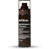 Enhanse Mattifying Milk Matte Face Spray for Men, Oil Control, 3.4 Fl Oz | Niacinamide, hyaluronic acid complex, NAD+ &amp; panthenol, anti shine liquid-to-powder finish, unscented, Made in Korea