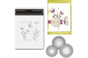 GENERIC 2025-2026 Stamps and Dies for Card Making, Metal Cutting Dies, Clear Silicone Stamps, Scrapbooking, Christmas, Halloween, DIY Crafts，Original Quality (MP947)