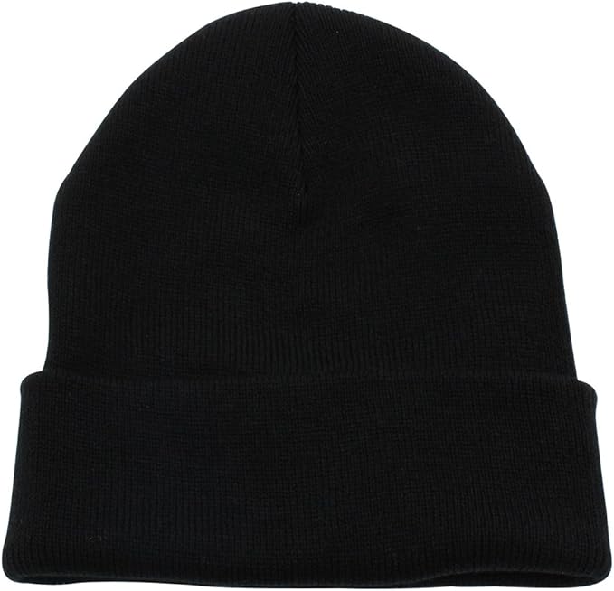 Simple black beanie Outlet