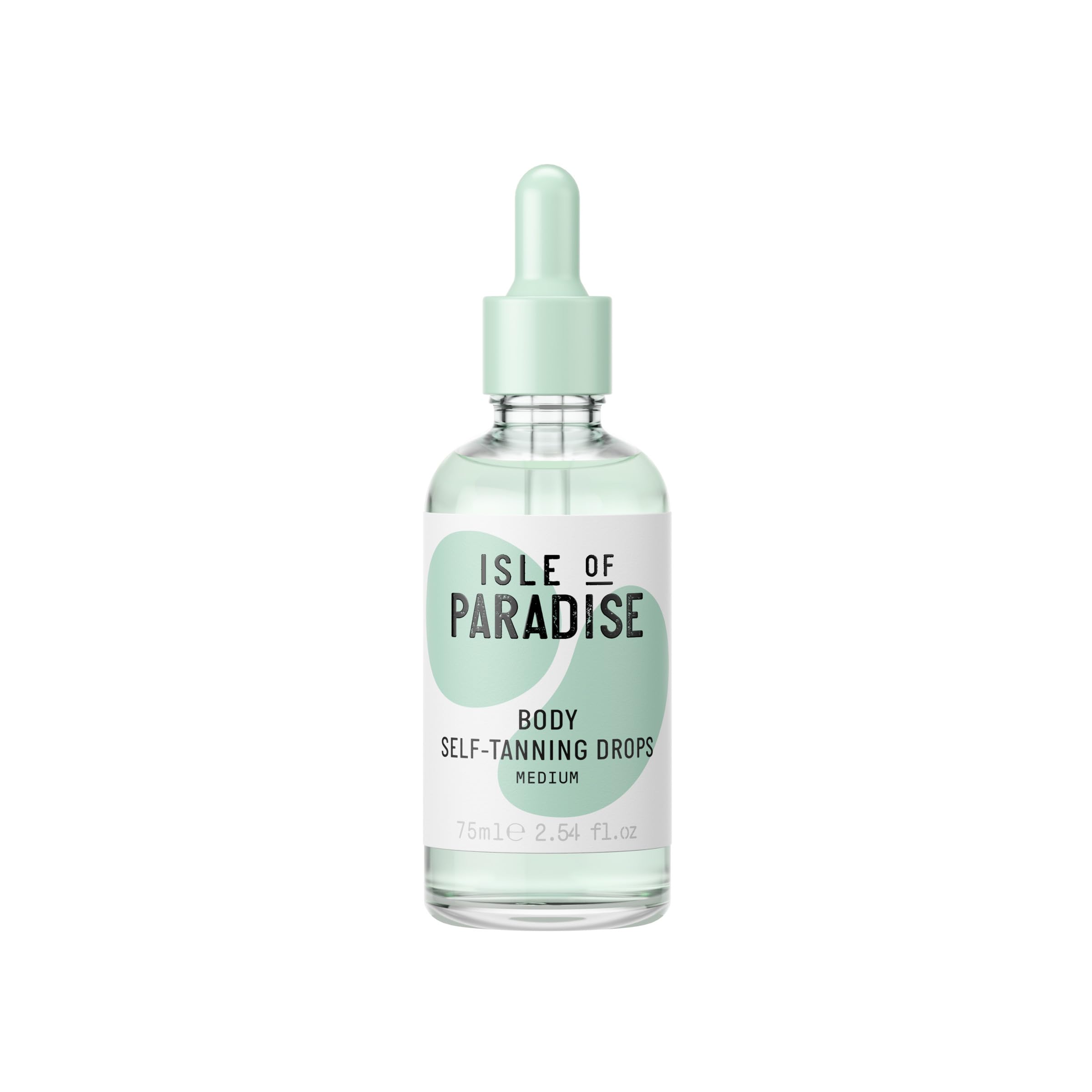 Isle of Paradise Self-Tanning Body Drops, Green: For Medium Skin Tones, 75ml