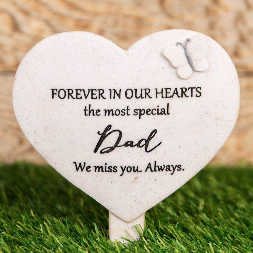 Widdop Thoughts Of You Heart 'Dad' Graveside Stake