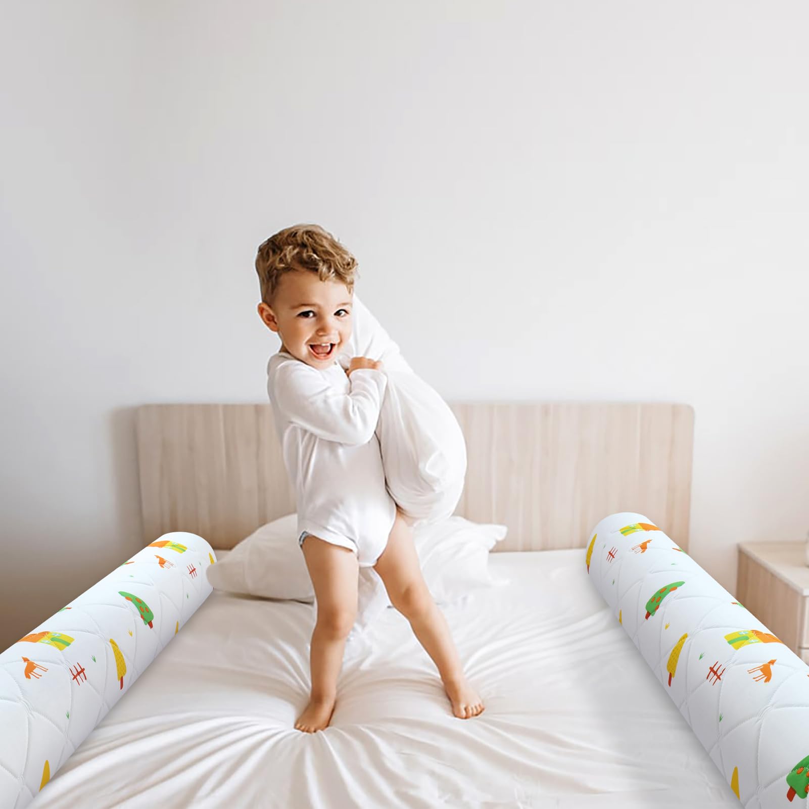 1-Pack Premium Foam Bed Bumpers for