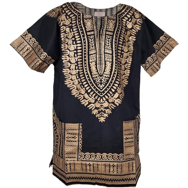 African Dashiki For Men Big And Tall RaanPahMuang Plus-Size