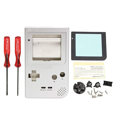 Silver Full Housing Shell for Nintendo Game boy Pocket Gameboy Pocket GBP Silver Full Housing Shell for Nintendo Game boy Pocket Gameboy Pocket GBP